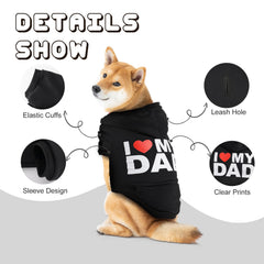BAOBICUTE dog sweater hoodie pocket-detail reveals handy space for treats