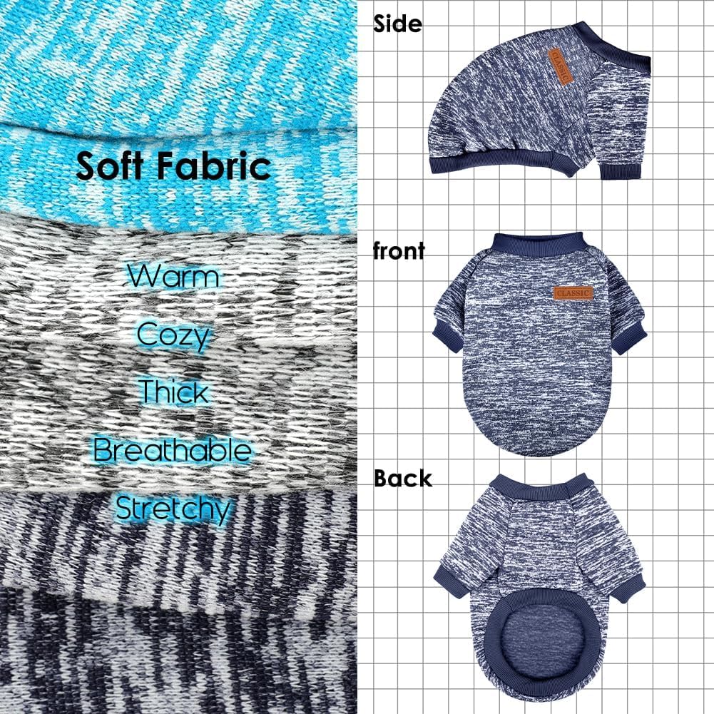 Baobicute dog sweater wearing during a walk shows warm protection in cold air