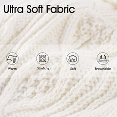 Baobicute fluffy-knit warmth sweater cushions your dog with soft texture on chilly days.