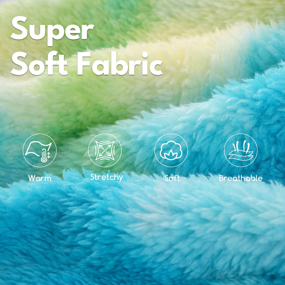 BAOBICUTE fuzzy dog hoodie wearer in snow highlights comfortable fit for daily adventures.