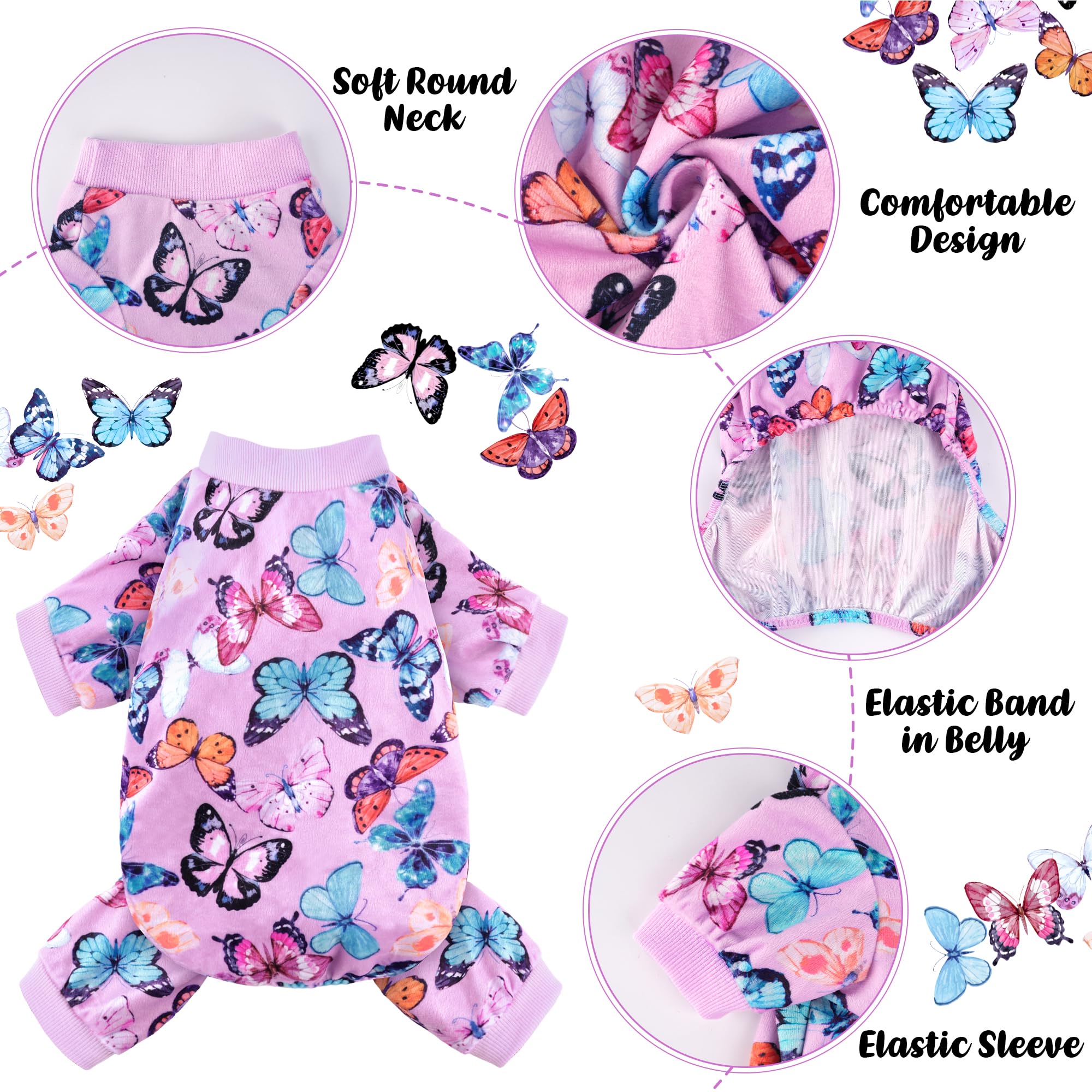 BAOBICUTE party nightwear dog pajamas suitable for holidays and events