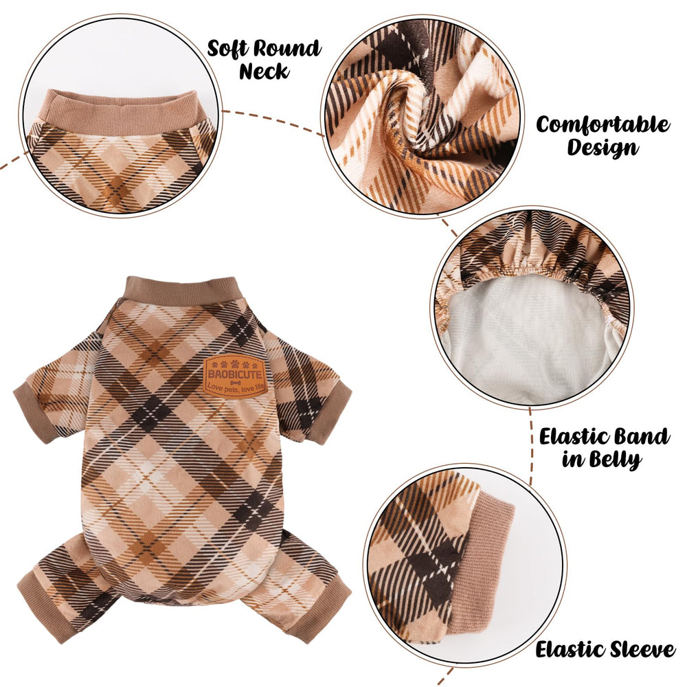 Baobicute recovery suit for small to 3xl dogs demonstrating stretch