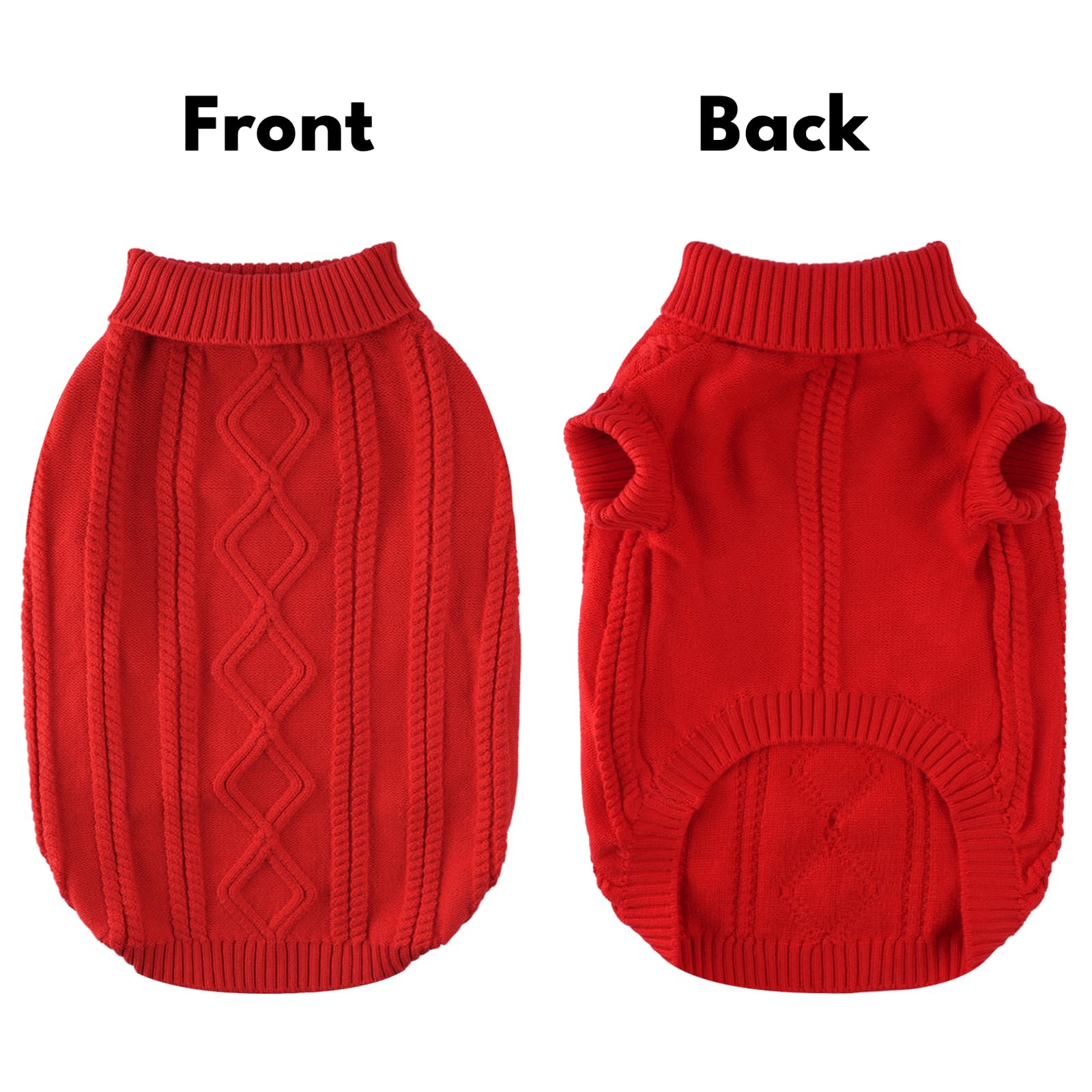 Baobicute small dog sweater worn during outdoor walk highlighting warm comfort.