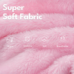 Baobicute sudadera para perro grande, frente con pelaje doble para mayor calor.