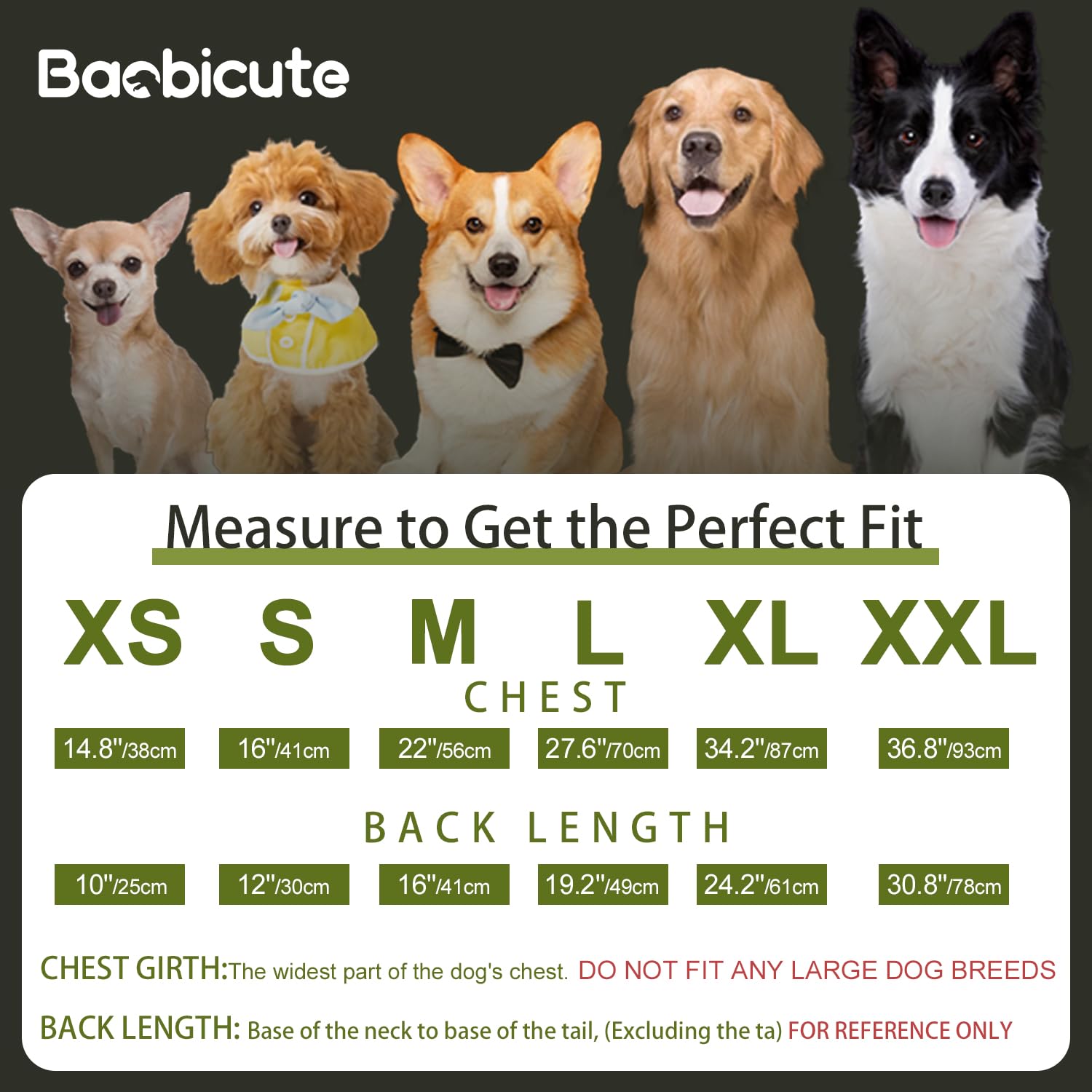 Baobicute sudadera para perros lavable a máquina para limpieza fácil