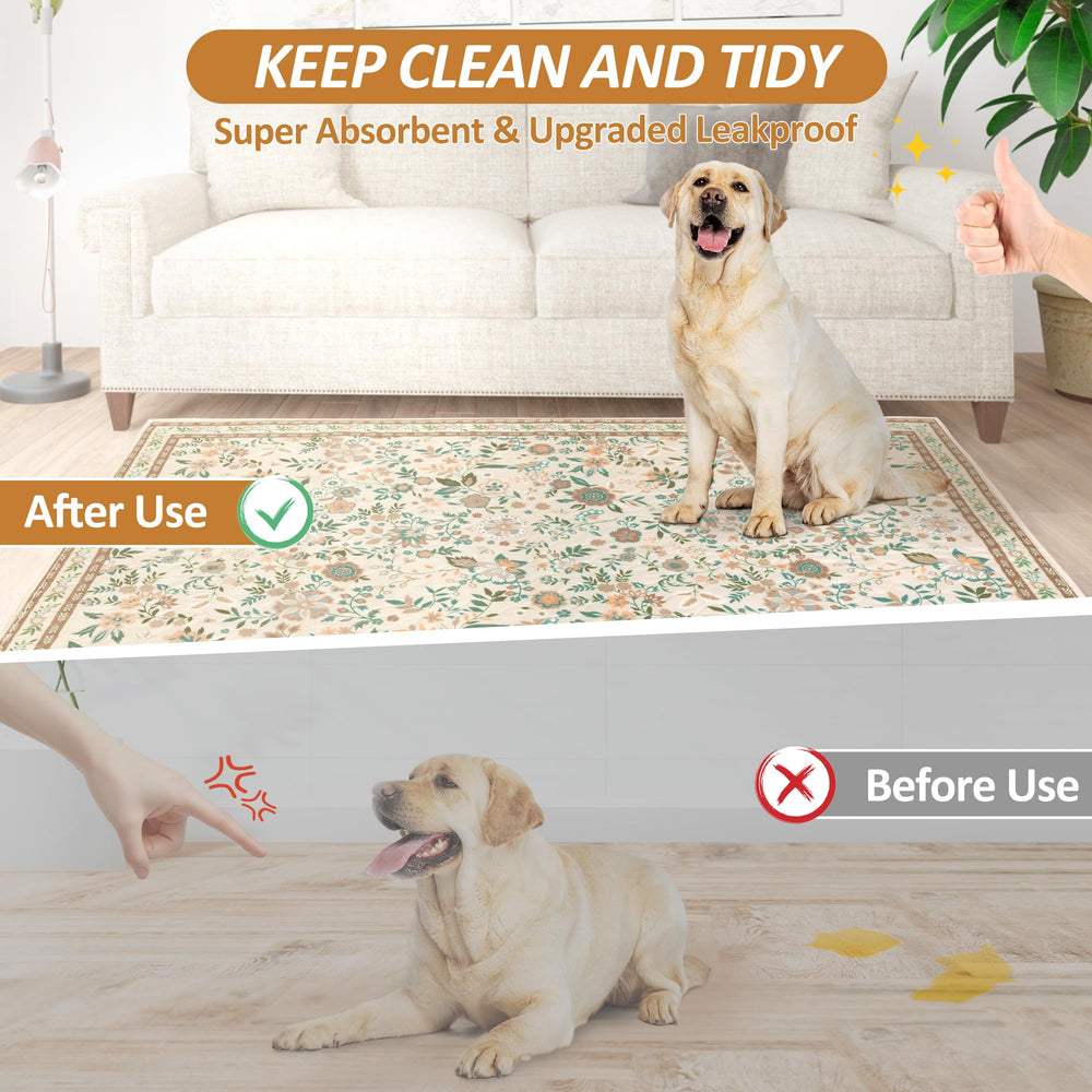 Baodan car-travel puppy pad yellow in-car use helps keep seats cleaner.