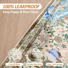Baodan floral-pattern pad ideal for crate liners and travel setups.
