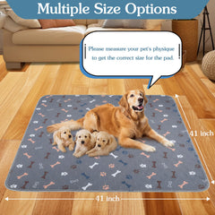 Baodan pad with waterproof bottom keeps floors dry during spills and crate use.