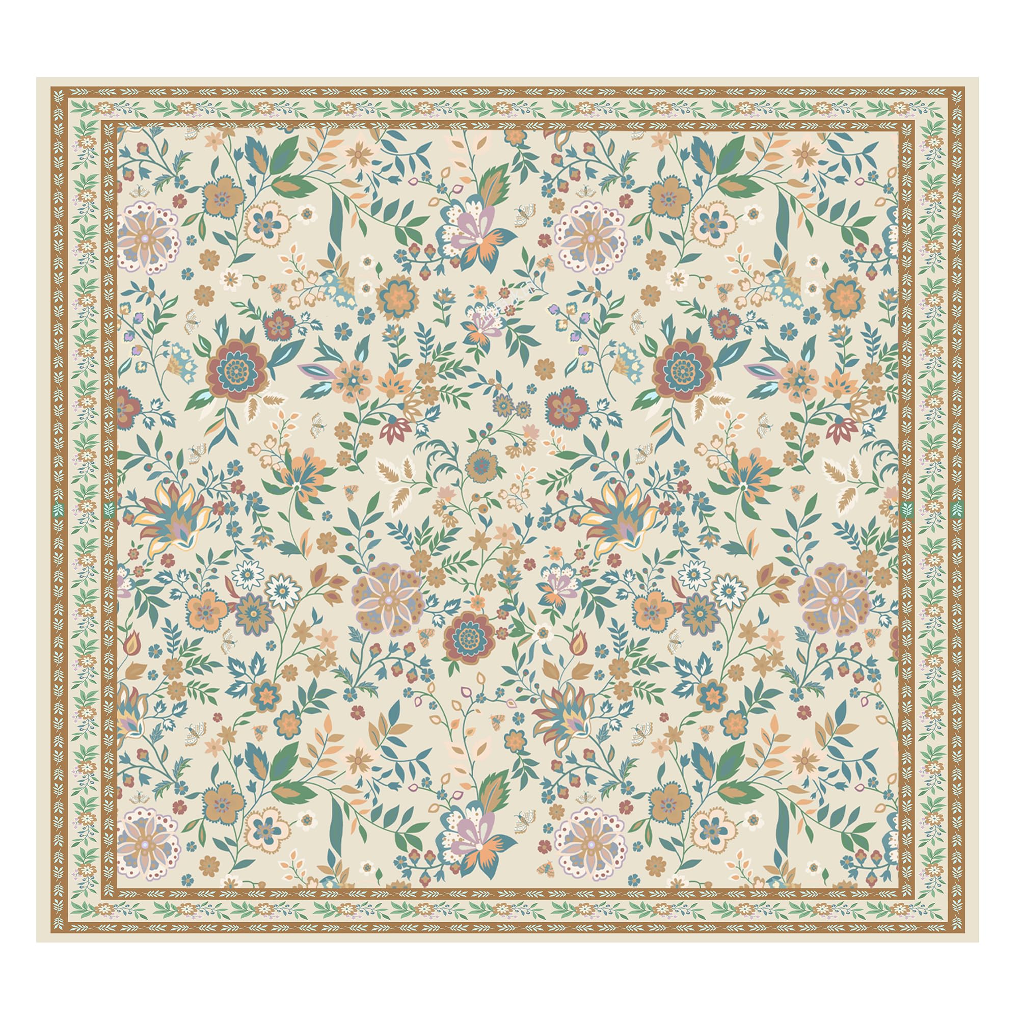 Baodan washable pee pads for dogs featuring flower pattern protect floors during potty training.