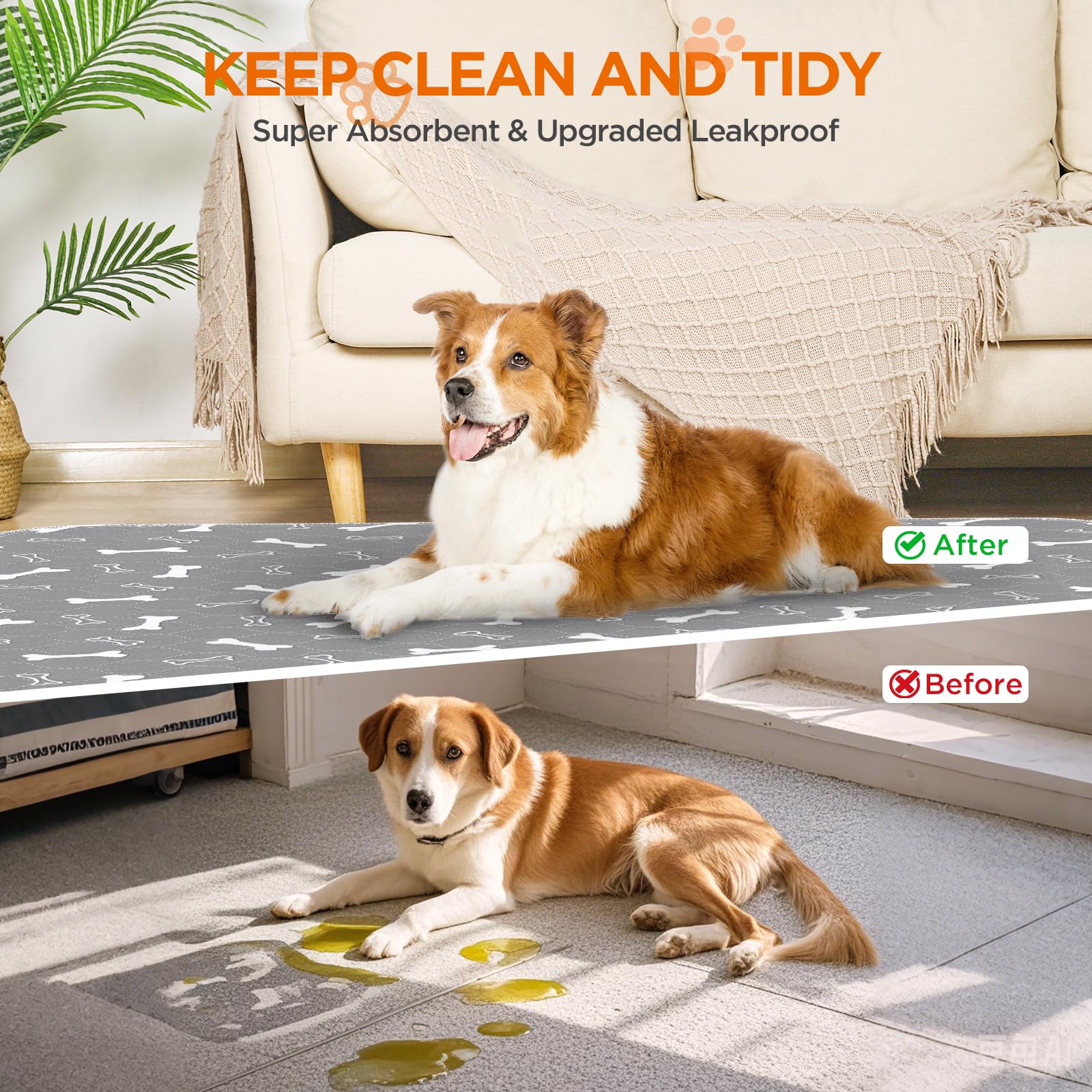 Baodan pad ideal for crate or kennel use during training