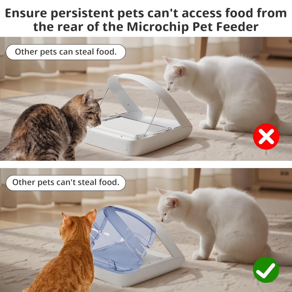 Baofum compatibility blue rear cover ensures seamless fit with microchip feeder