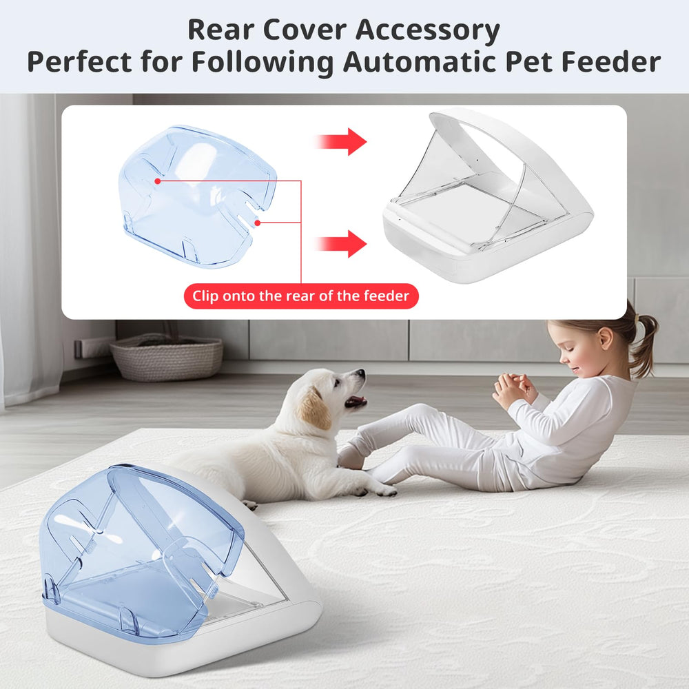 Baofum dust protection image blue reduces dust entering feeding bowl