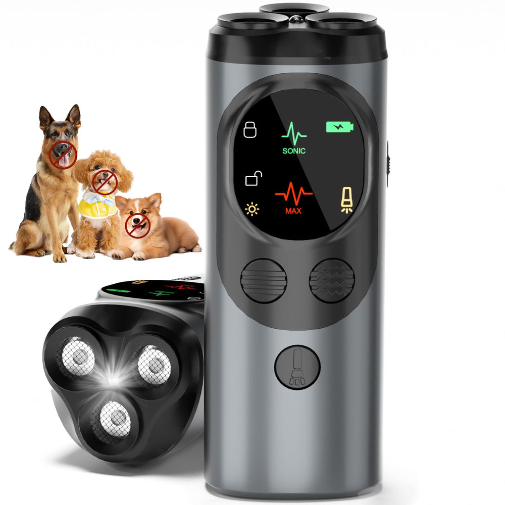 Baopilong dog sonic bark deterrent front view for quick training sessions