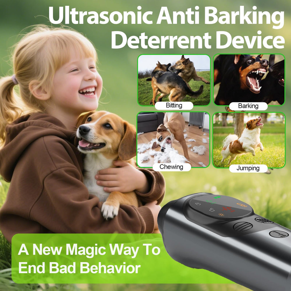 Baopilong deterrent with LED flashlight switched on for night walks