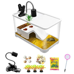 Baoyemes turtle tank with basking platform for dry sunning rituals