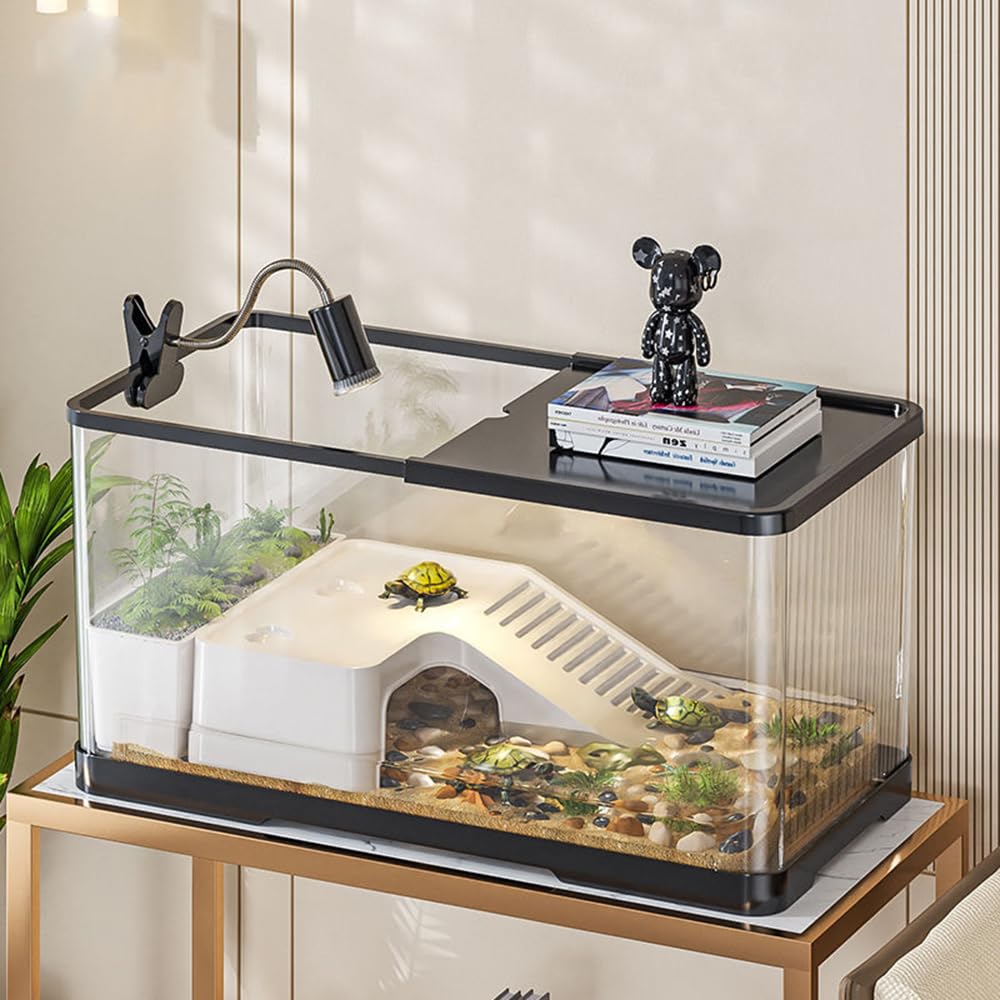 Baoyemes turtle tank easy assembly for quick setup