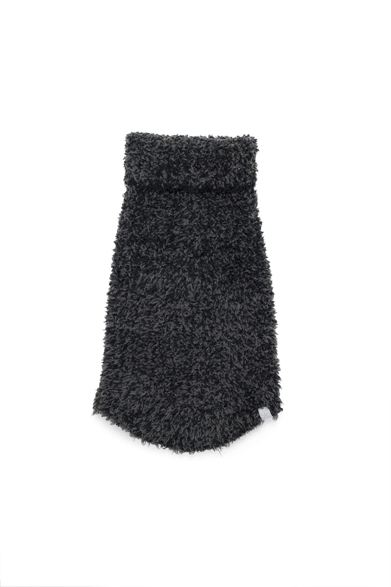 Barefoot Dreams CozyChic Ribbed Pet Sweater leash opening demonstrates secure leash access outdoors.