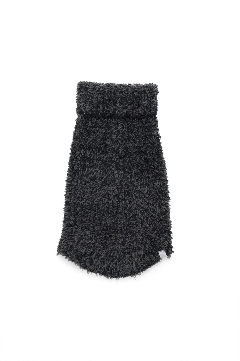 Barefoot Dreams CozyChic Ribbed Pet Sweater leash opening demonstrates secure leash access outdoors.