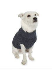 Barefoot Dreams CozyChic ribbed pet sweater collar detail for snug fit