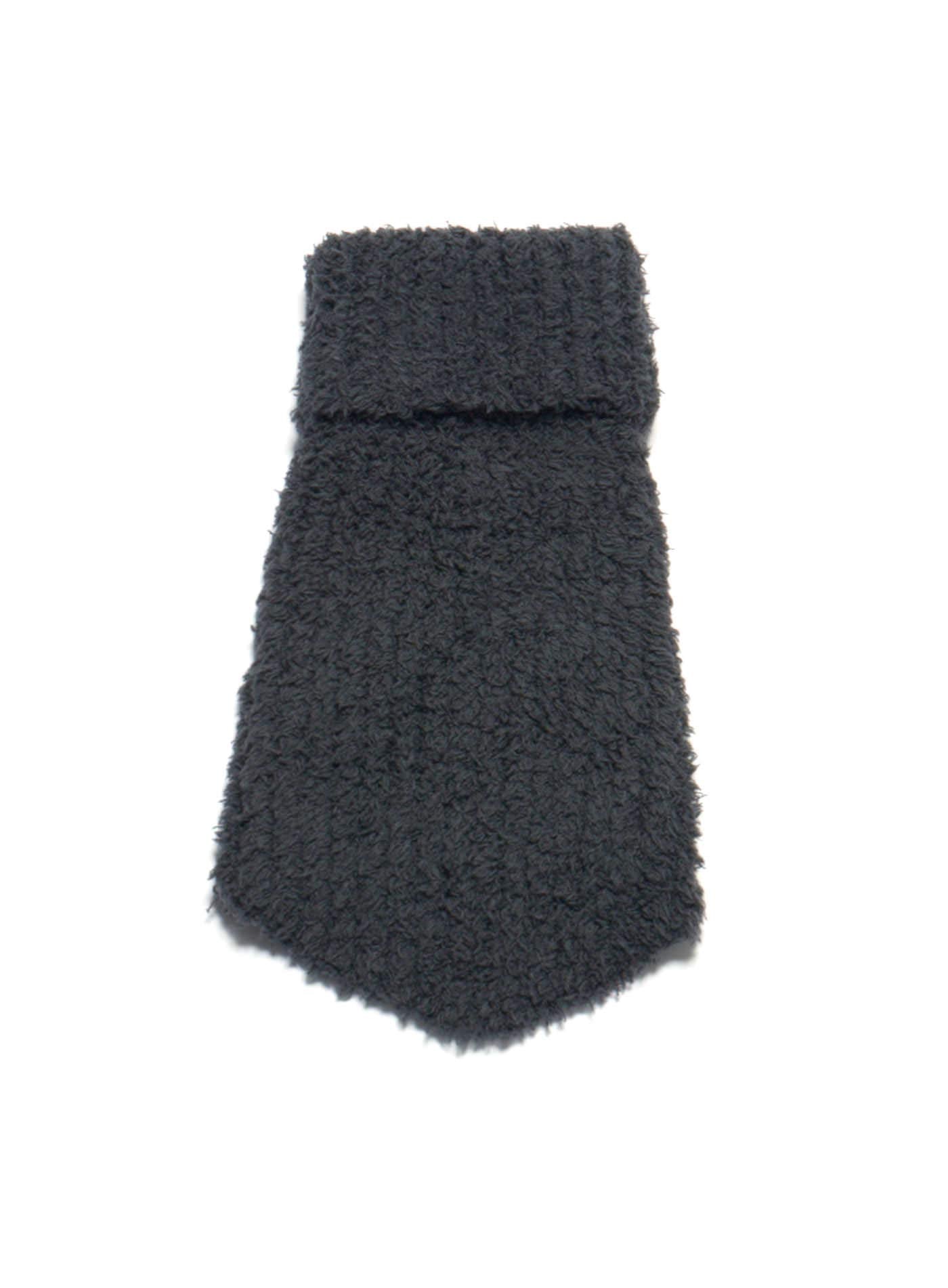 Barefoot Dreams CozyChic ribbed pet sweater Slate blue on dog