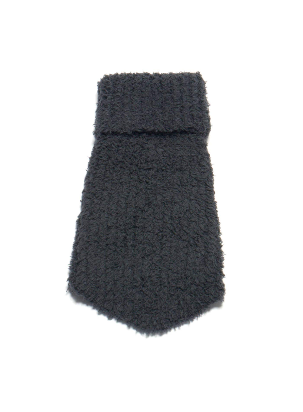 Barefoot Dreams CozyChic ribbed pet sweater Slate blue on dog