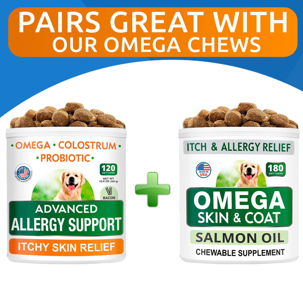 BARK&SPARK Puppy-to-senior friendly chews image shows broad breed suitability.