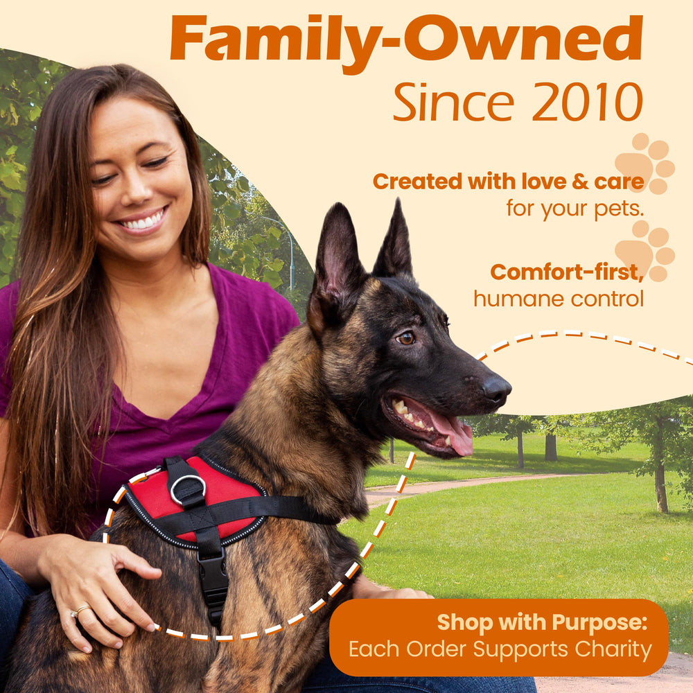 Bark Appeal growth-fit harness adjusting to growing dog for a near-custom feel.