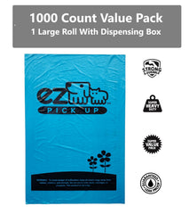 Bark EZ unscented blue bags provide odor-free waste cleanup