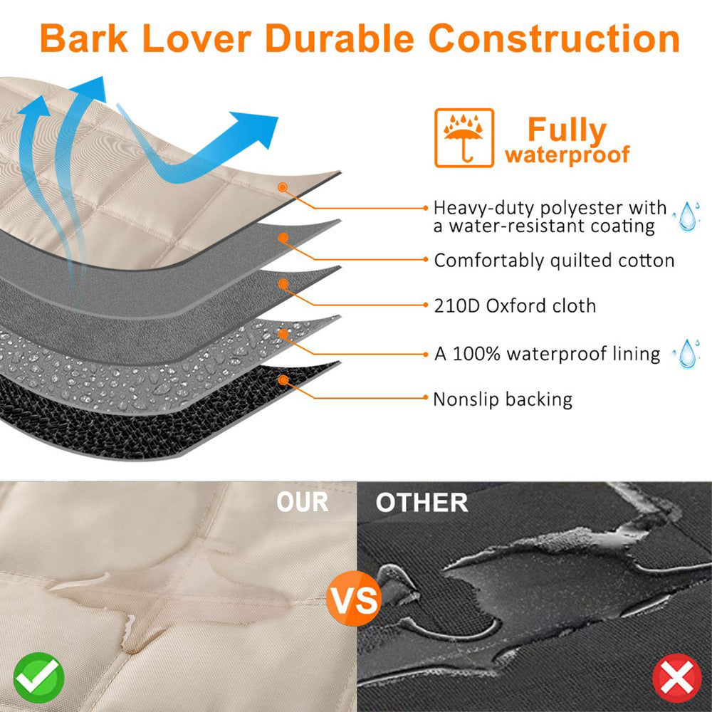 Bark Lover middle zipper for shared backseat