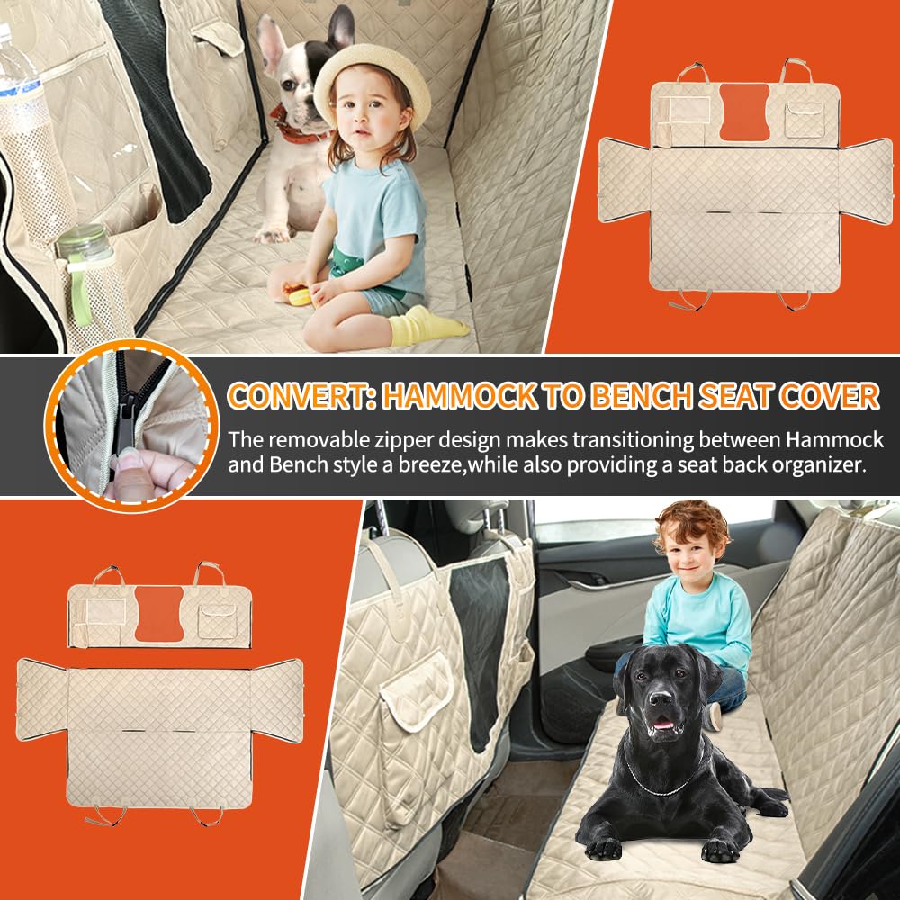 Bark Lover pocket storage keeps essentials within easy reach on journeys.