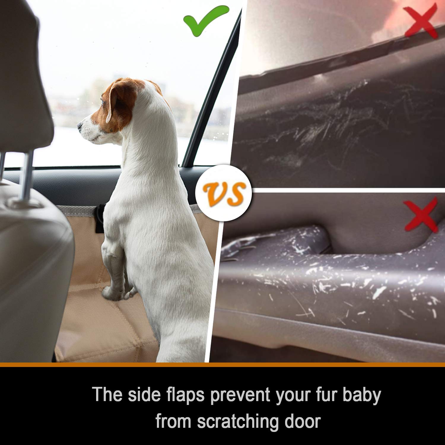Bark Lover seat protector guards dirt and hair