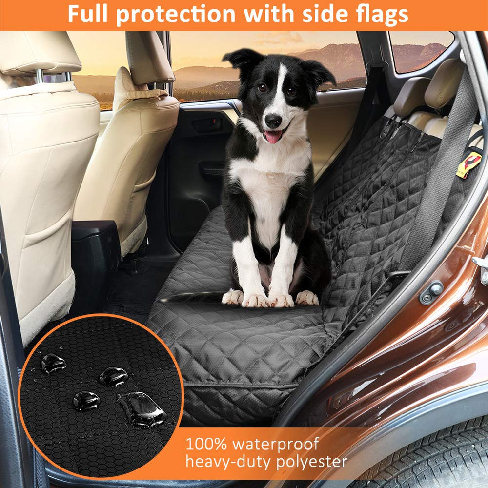 Bark Lover side flaps shield seat edges from scratches and fur