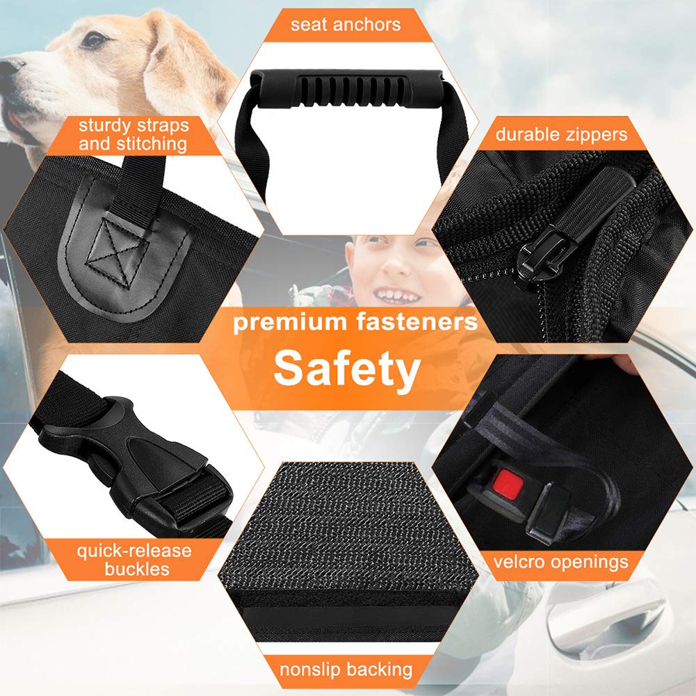 Bark Lover XL machine-washable design simplifies post-trip cleanup