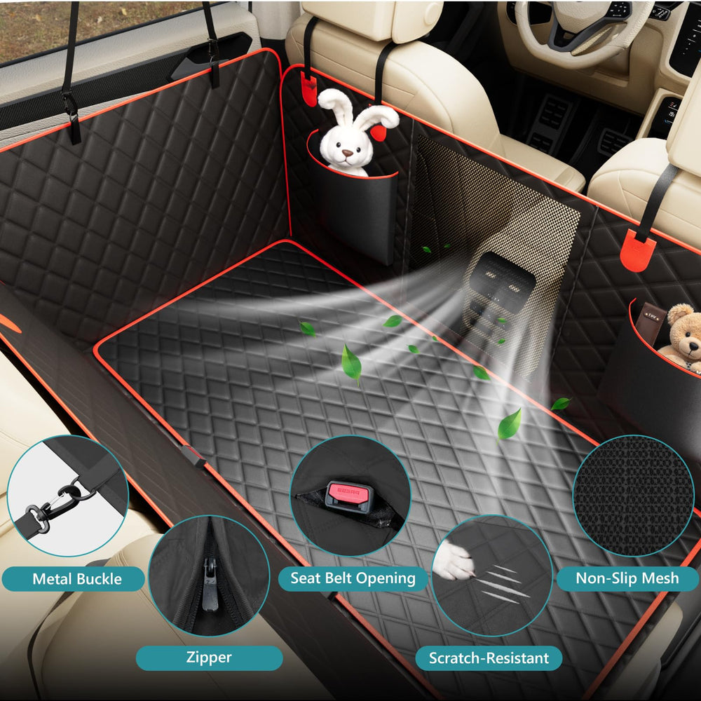 Bark Lover zippered side flaps add secure entry and escape protection