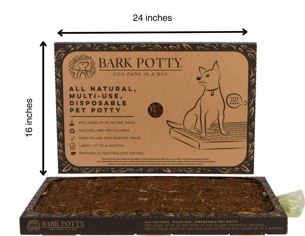 Bark Potty real-bark-attraction image highlights natural scent guiding dogs to potty spots