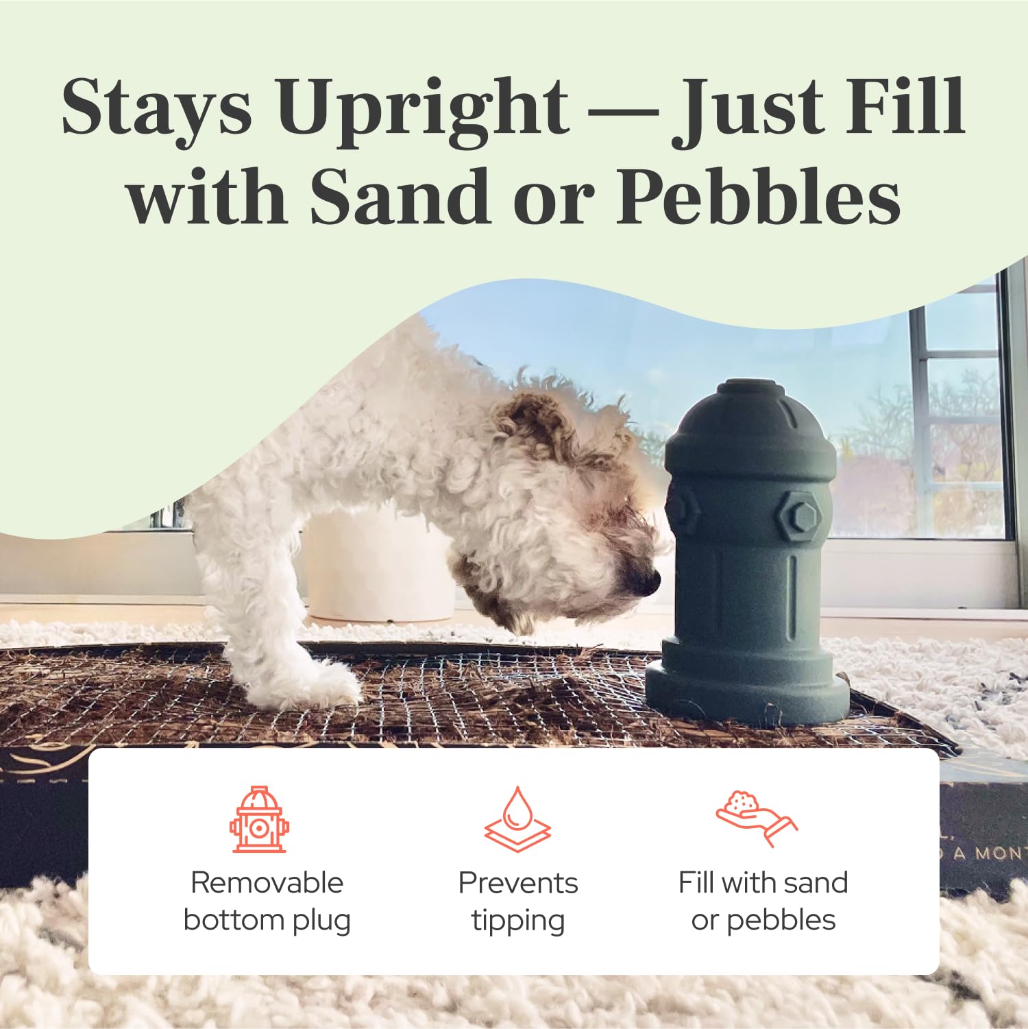 Bark Potty under-10lbs focus highlights suitability for dogs under ten pounds