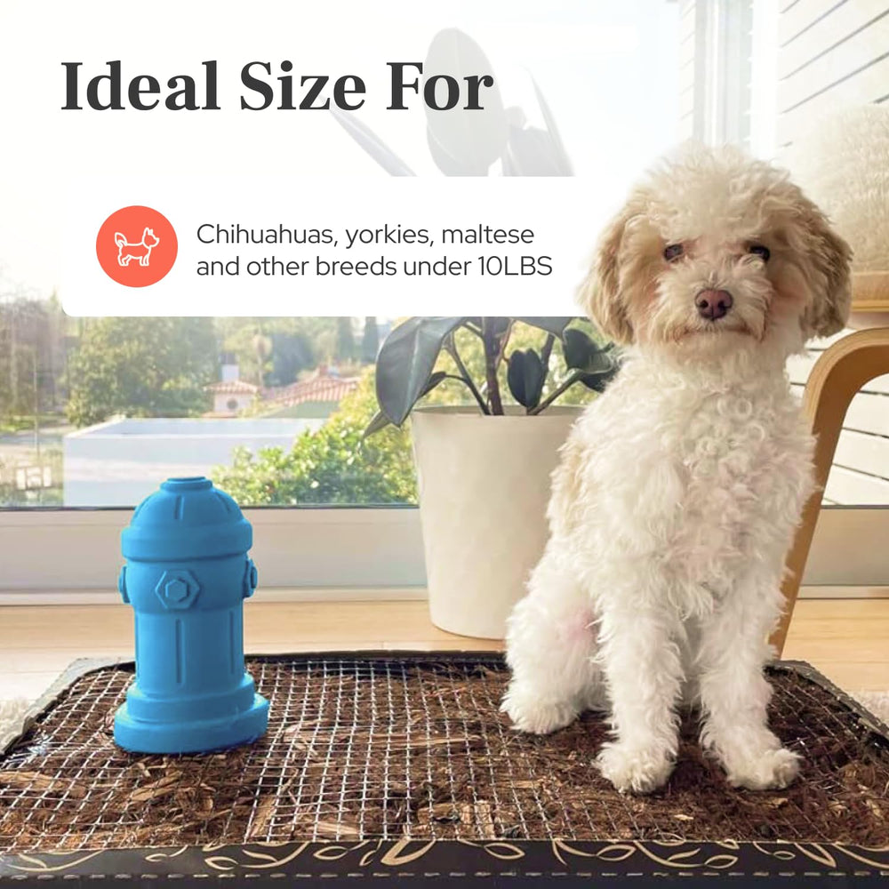 Bark Potty soft-silicone construction reduces anxiety for tiny dogs during practice