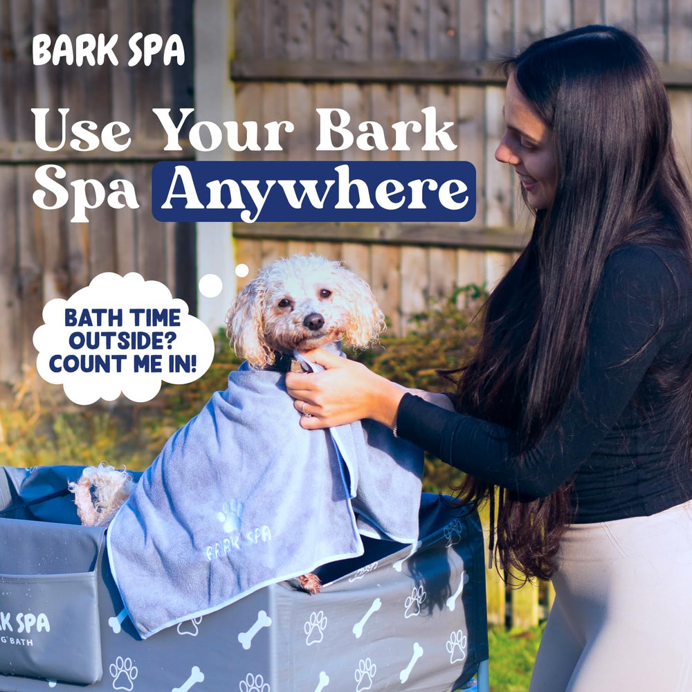 Bark Spa compact fold-flat storage design saves space between uses.