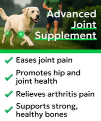 BARK&SPARK hip joint chews packaging suitable for large and small breeds