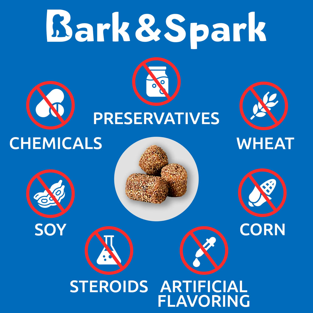BARK&SPARK NO POO Treats USA-made jar emphasizes quality and value