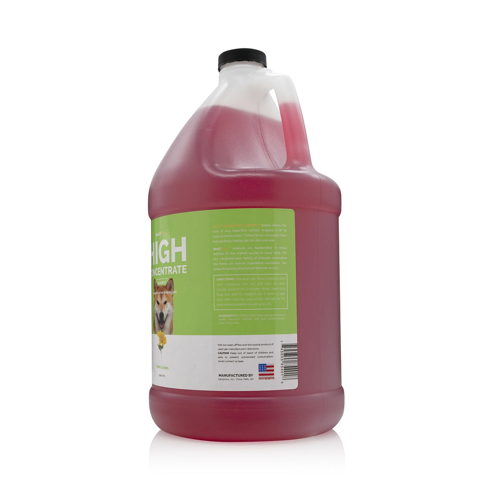Bark2Basics 32-1 concentration dilution guide shows economical grooming solution.