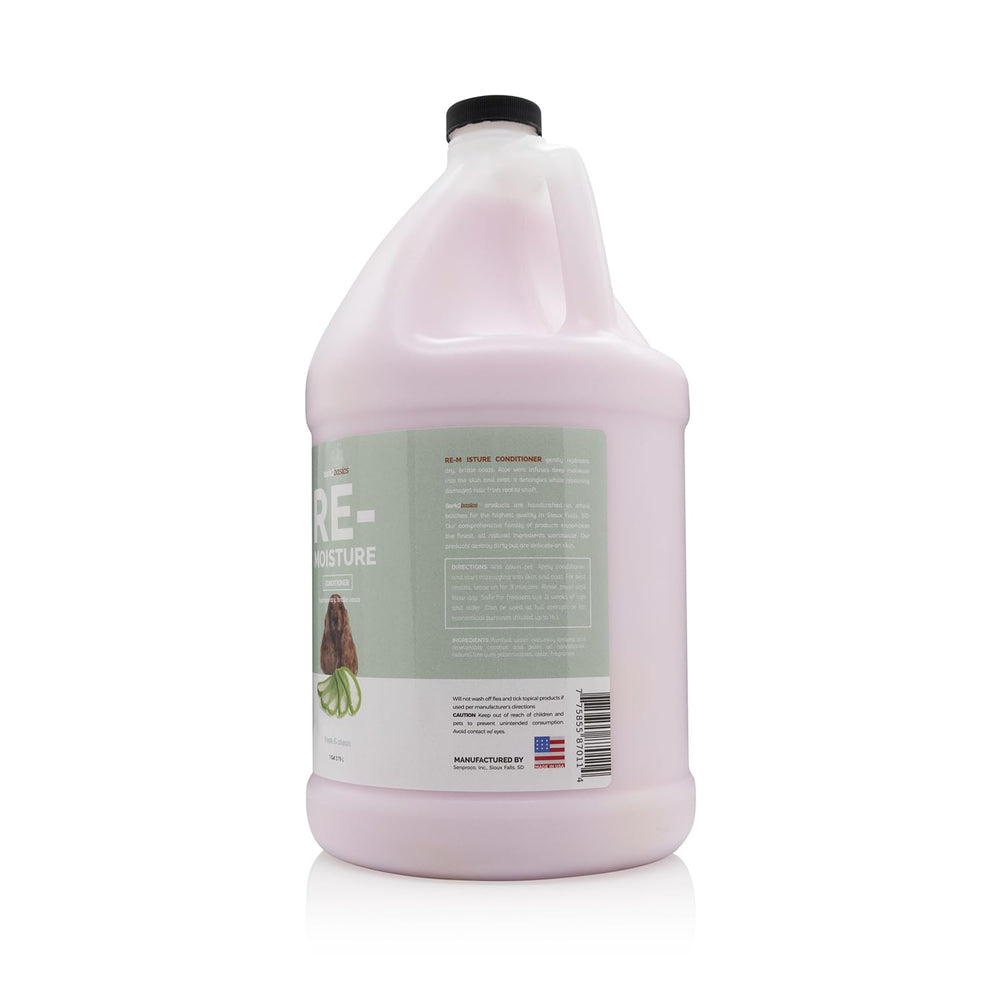 Bark2Basics Remoisture Aloe Vera hydration image showing soothing coat care