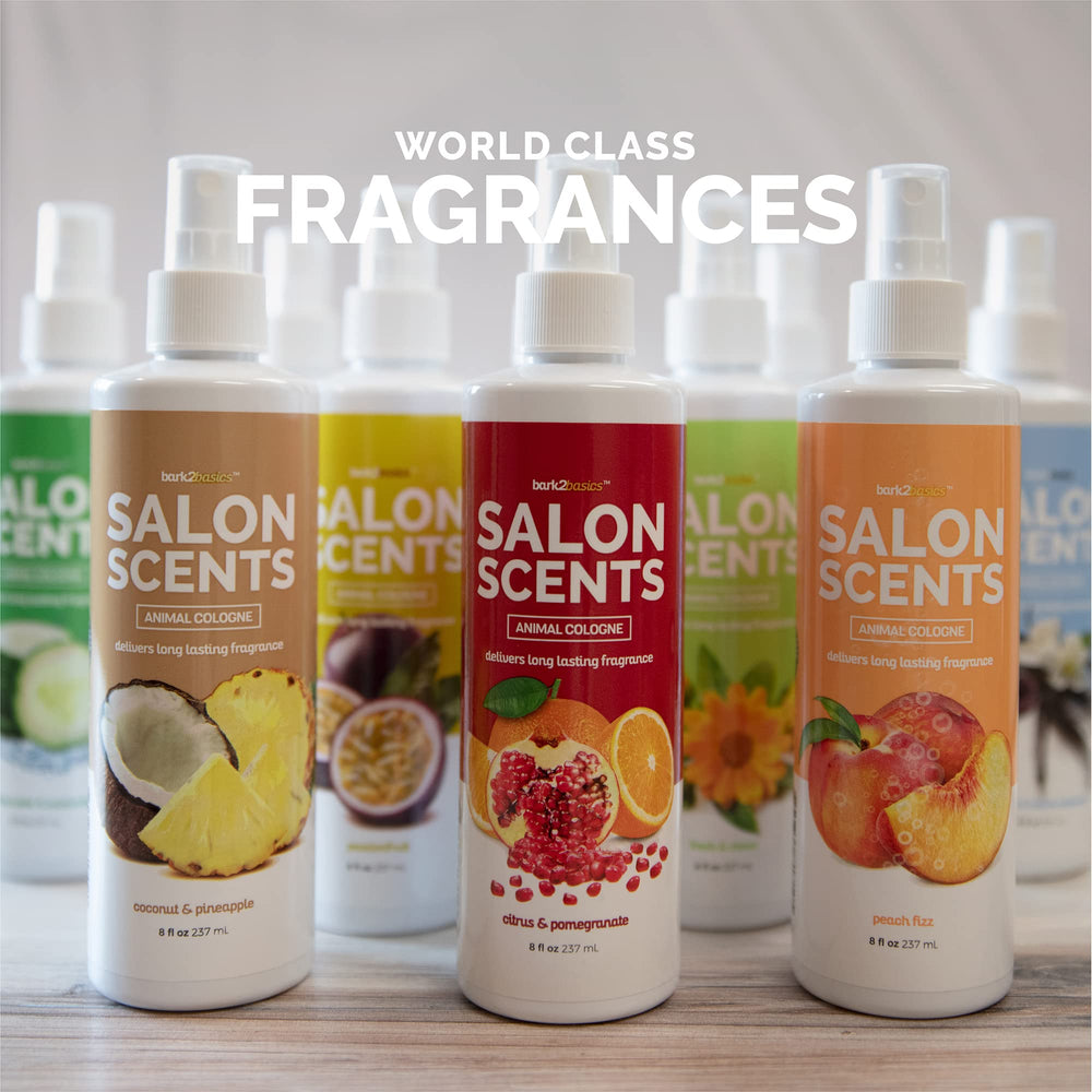Bark2Basics Salon Scents professional use image signals grooming-grade formulation.