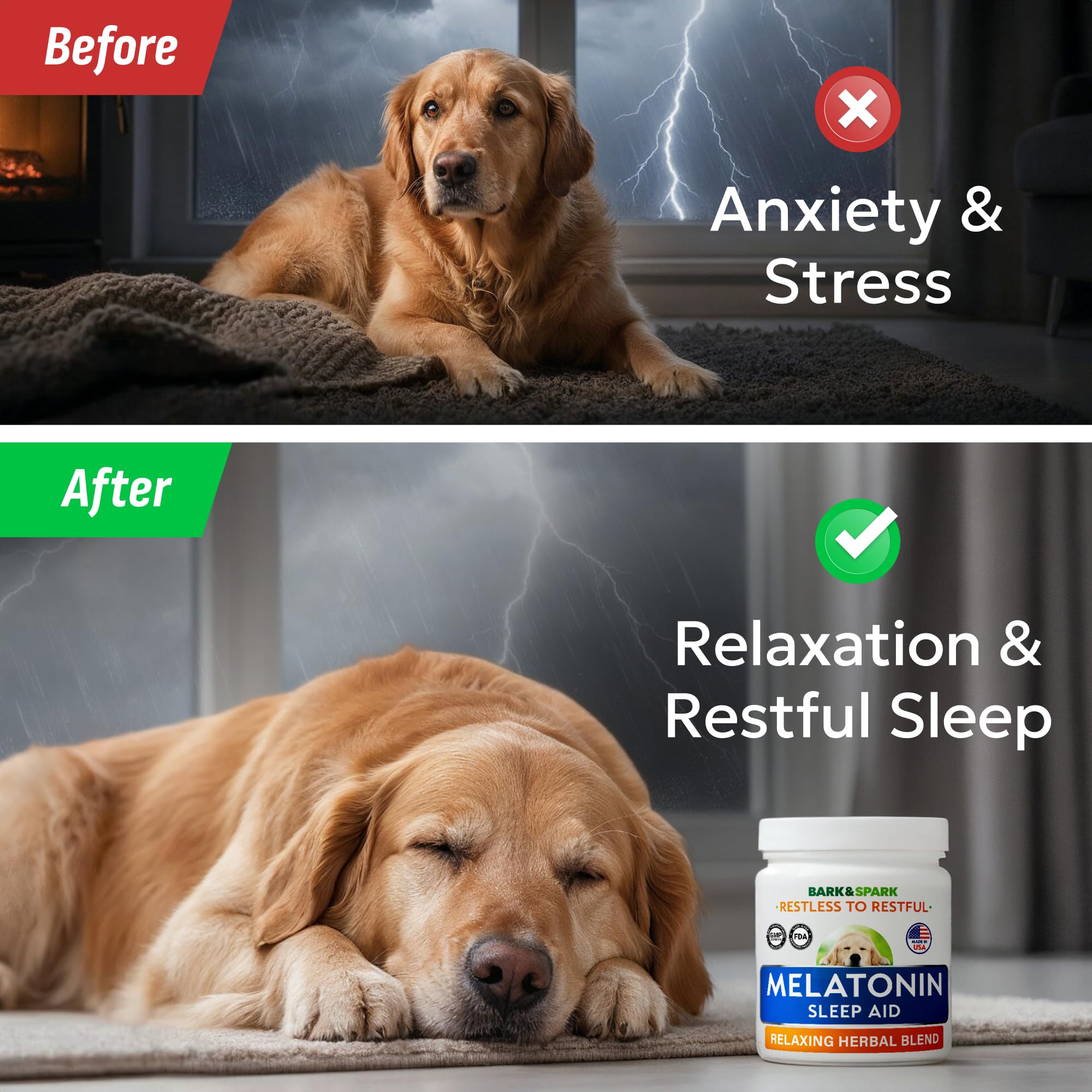 BARK&SPARK 60-day guarantee signals confidence and customer care.
