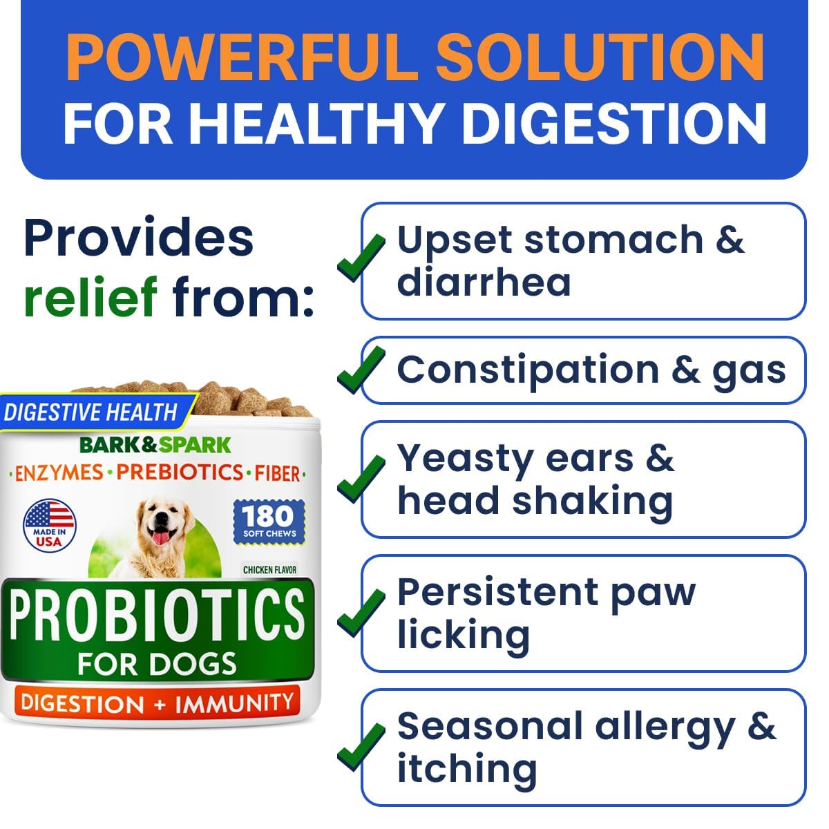 BARK&SPARK chews for picky eaters aid digestion and flavor appeal.