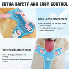 BARKBAY Air Mesh breathable material keeps dogs cool on hot hikes