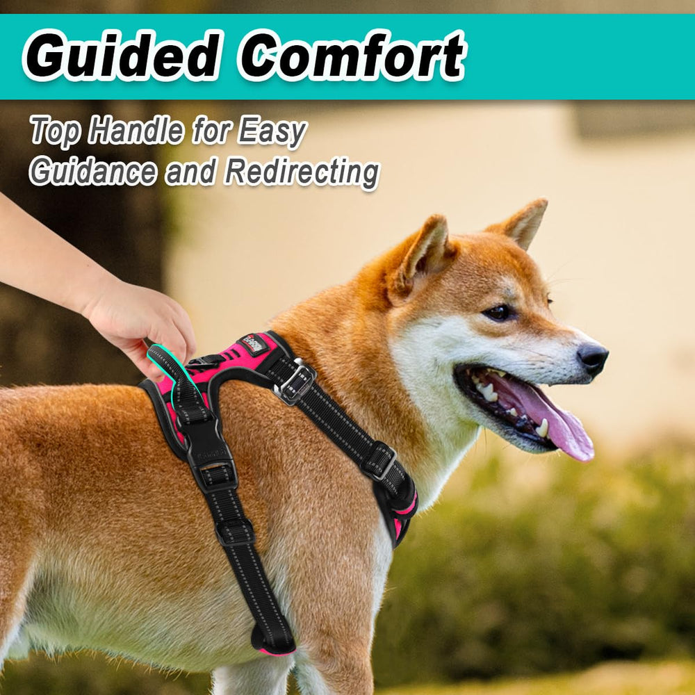 BARKBAY dog harness-durable-material withstands active outdoor use and year-round adventures.