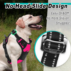 BARKBAY dog harness-front-leash-attachment aids gentle steering during walks and training.