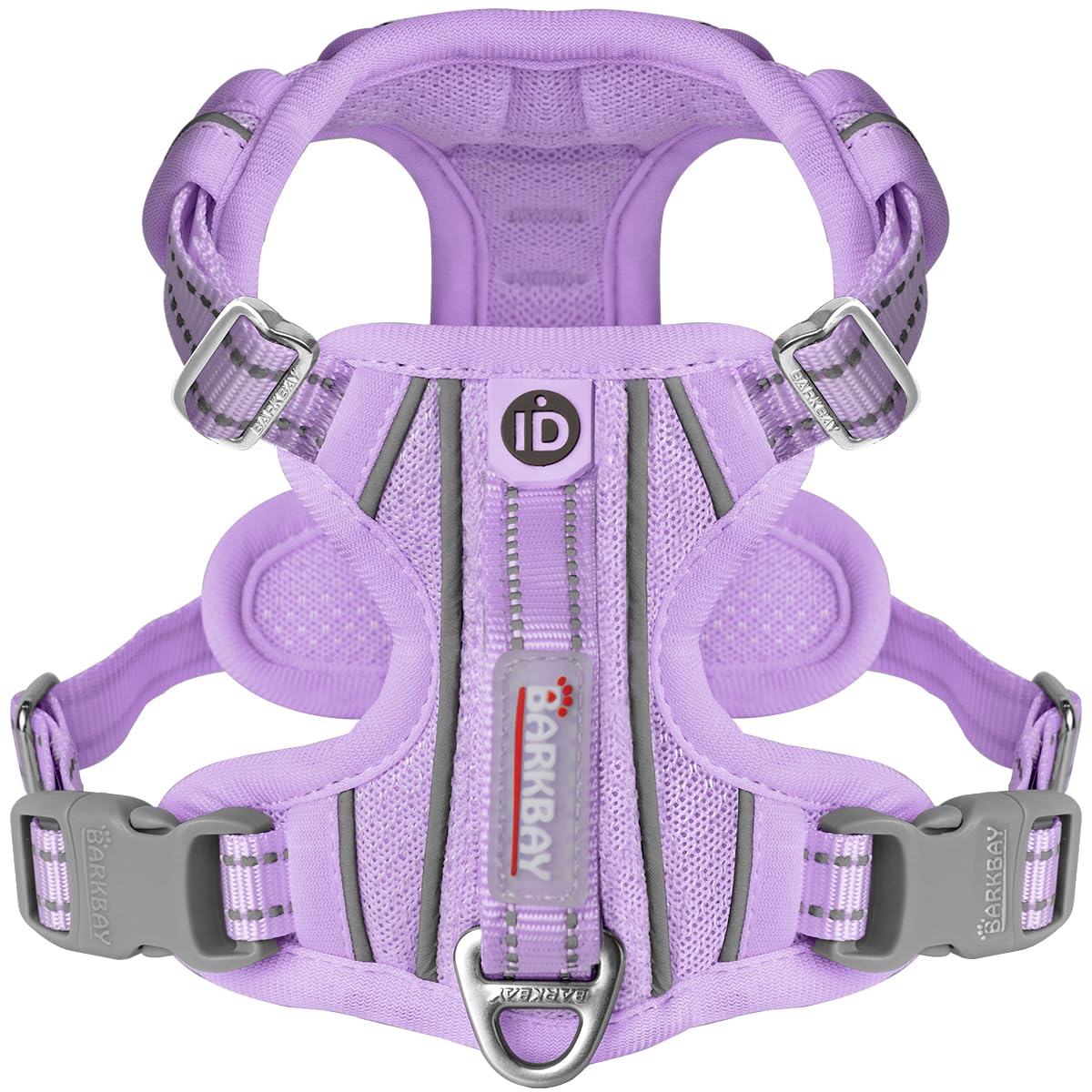 BARKBAY dog harness No Pull front view demonstrates durable build and gentle control