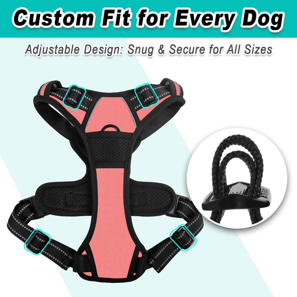 BARKBAY light pink harness shown for easy identification